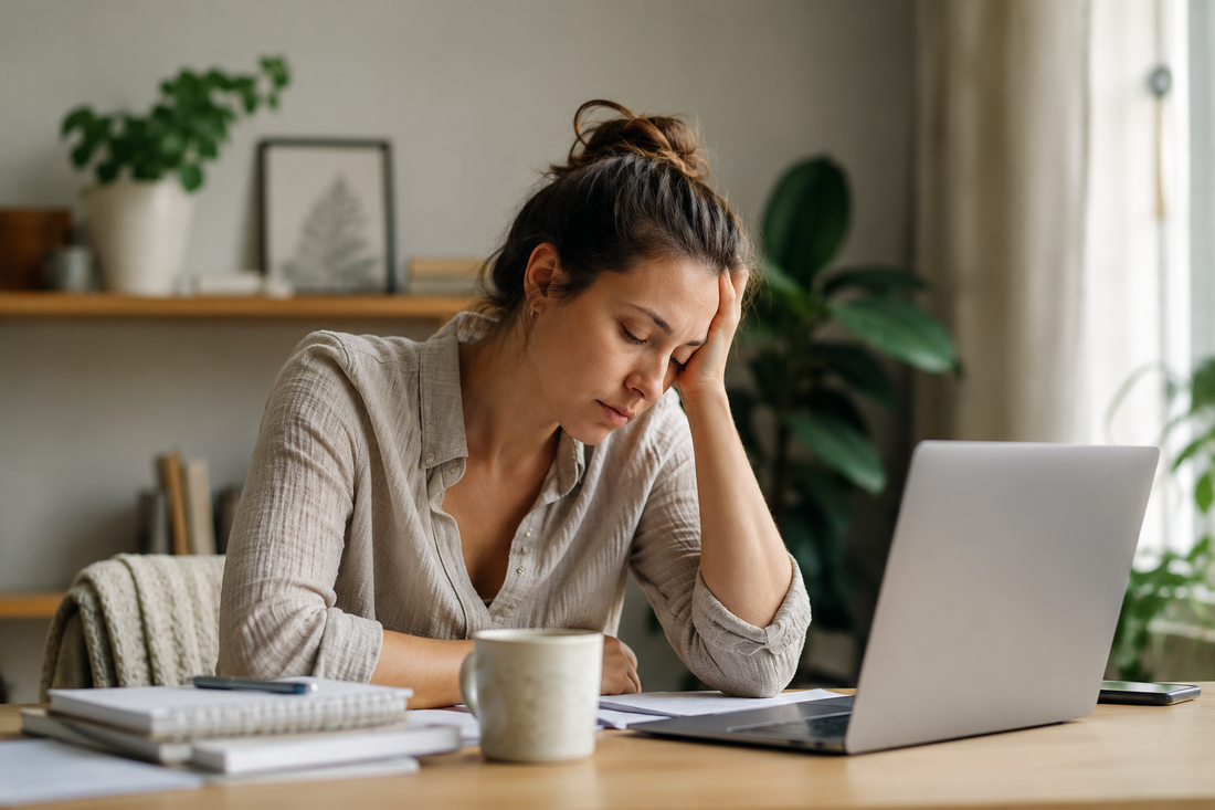 Personne ressentant une baisse progressive d’énergie et de concentration